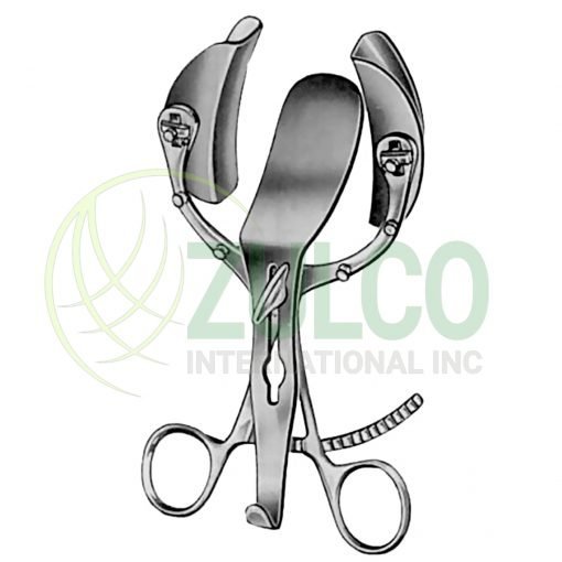 Legueu Bladder Retractors Complete With Lateral and Central Blades - Item Code 25-6041-00