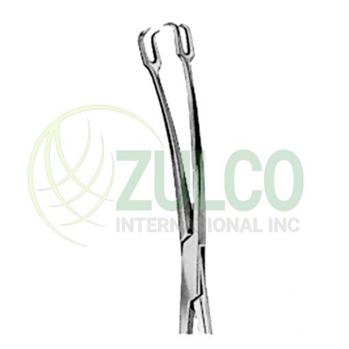Schroeder Tenaculum Forceps BJ 2:2 Curved Sideway 20cm/8" - Item Code 26-6270-20