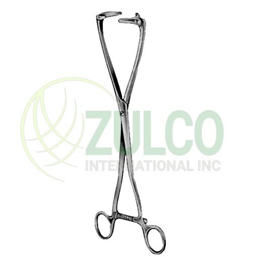 Collin Uterine Elevating Forceps 25cm/10" - Item Code 26-6296-25