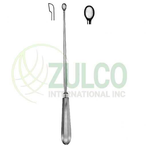 Schroeder Uterine Curettes 30cm/12" Fig # 1 - Item Code 26-6347-01