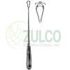 Recamier Uterine Curettes Sharp 23mm 31cm Fig # 12 Rigid - Item Code 26-6387-23