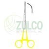 Zeppelin Clamps Strongly Curved 21.5cm/8 1/2" (offset handle with gold ring) - Item Code 26-6397-21