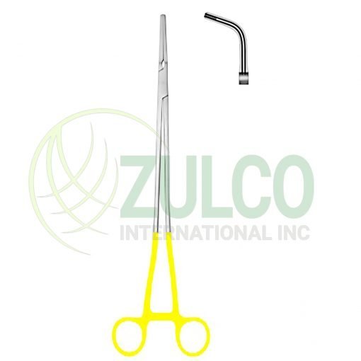 Zeppelin Clamps Angled 24cm/9 1/2" (straight handle with gold ring) - Item Code 26-6418-24
