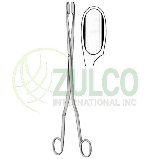Winter Placenta Ovum Forceps SJ Curved 28cm/11" - Item Code 27-6510-03